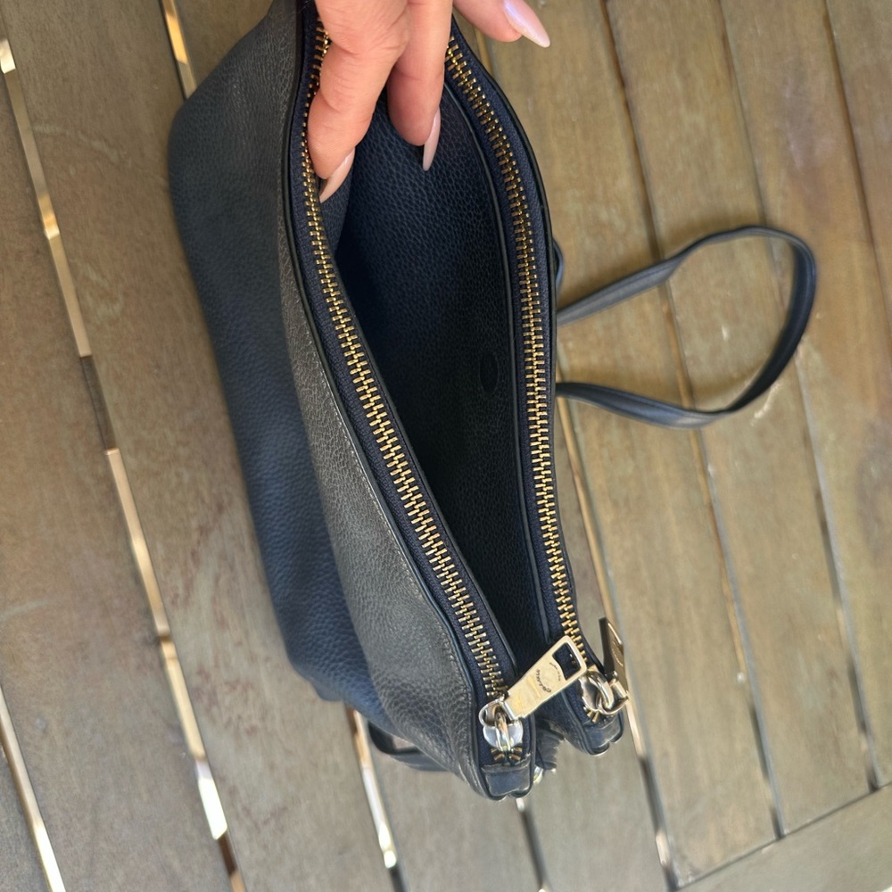 Coach Deep Navy Leather Crossbody Bag - Picture 5 of 5
